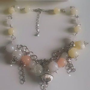 "MY LUCKY CHARM"  GEMSTONE  BRACELET SET